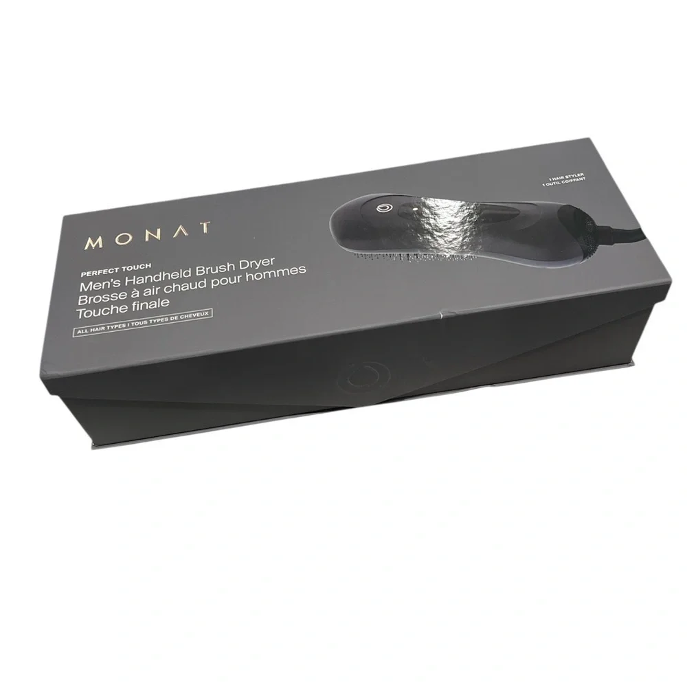 Monat Perfect Touch Men's Handheld Brush Dryer - Black